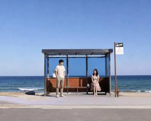Gangneung Jeongdongjin Beach + Cliffside Cafe + "Goblin" Filming Location + Popular Bus Station Day Trip | Departing from Seoul