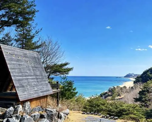 Gangneung Jeongdongjin Beach + Cliffside Cafe + "Goblin" Filming Location + Popular Bus Station Day Trip | Departing from Seoul