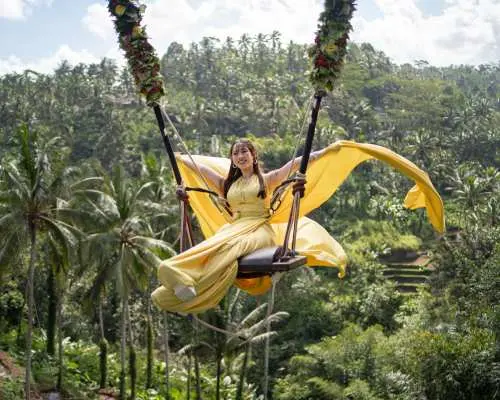All Inclusive Ubud Day Tour: Cretya alas harum, Happy Swing, Waterfall Tegenungan.