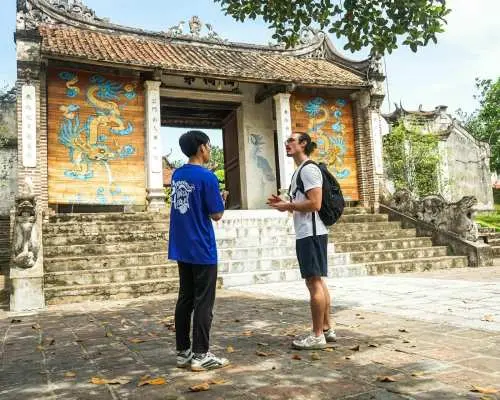 Co Loa Ancient Citadel & Hanoi Rural Area Half-day Tour by E-Scooter