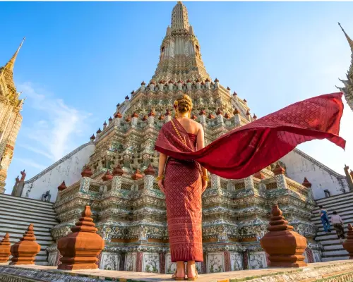 Wat Arun Traditional Thai Costume | Bangkok