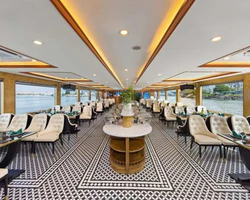 [NEW LAUNCHED] HALONG HERITAGE SIGNATURE DAY CRUISE | DISCOVER HA LONG BAY WITH SUNG SOT CAVES AND TITOP | VIETNAM