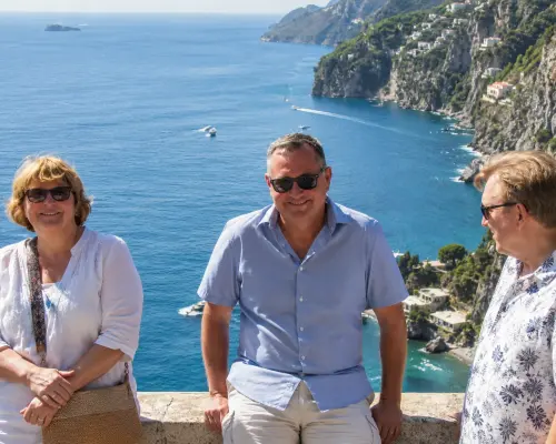 Timeless Shores: Private Tour from Naples to Pompeii, Sorrento & Positano