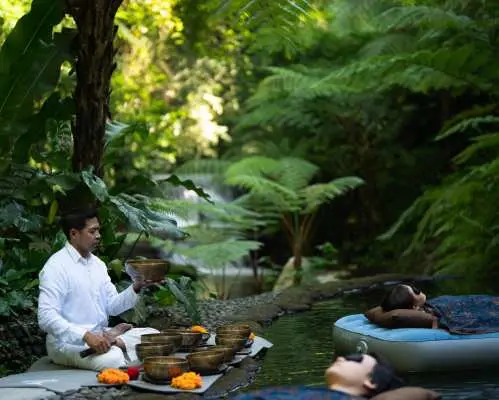 Floating Sound Bath Experience in Ubud, Bali