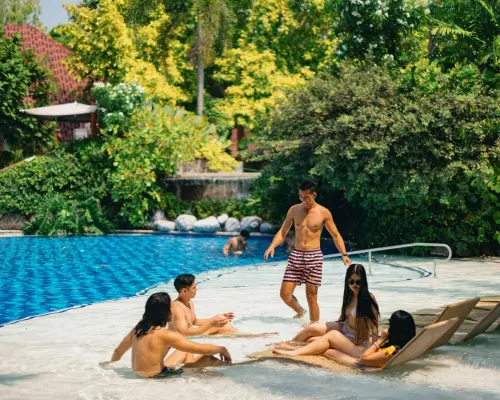 Buffalo City Ultimate Heritage Day Tour: Museum • Rafting • Waterfall Dining • Cultural Show • Carabao Cart Ride • Swimming Pool
