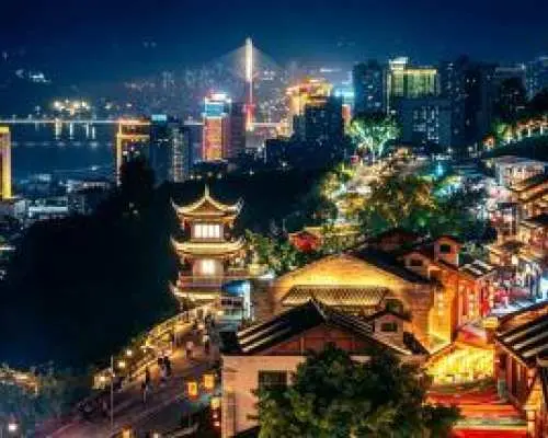 重庆两江四岸沉浸式夜游：两江游船+下浩里+车游夜景+上门接送