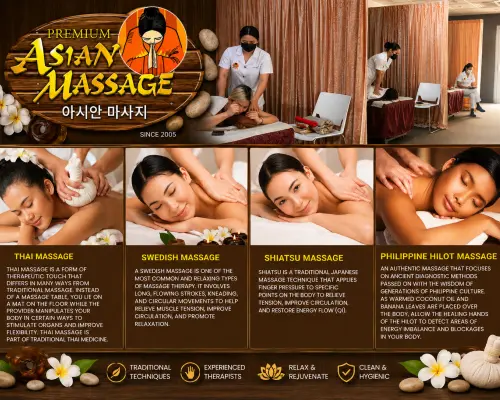 Manila ASIAN Massage 24 Hours in Makati, Ortigas & Malate