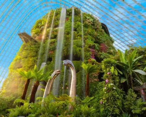Singapore: Entry Ticket to Gardens by the Bay and Jurassic World with Hotel Pick up | Singapore