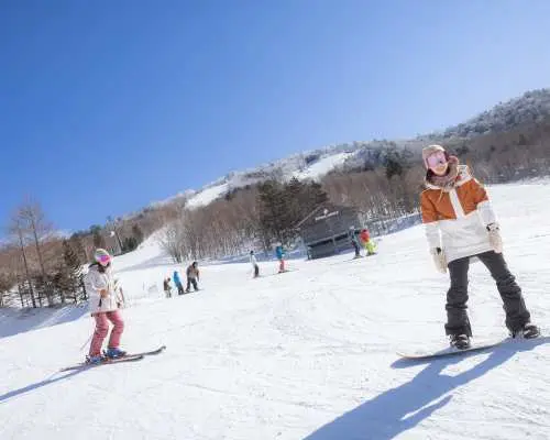 Ski Package Tour: Nasu Hunter Mountain Day Trip | Departure from Tokyo | Private Transfer | Skiing Experience | Winter Snow Scenery