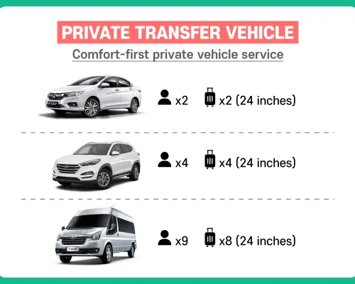 PRIVATE transfer (Pick-up & Drop-off) | Da Nang International Airport (DAD) in Da Nang City - Vietnam