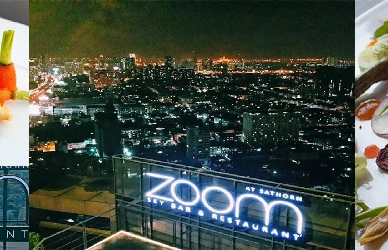 【泰國】曼谷薩通JC凱文酒店 Zoom Sky Bar 晚餐