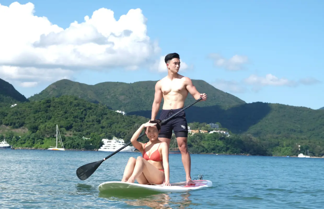 羊洲，南灣｜直立板活動・直立板瑜珈｜整個大海最型係你