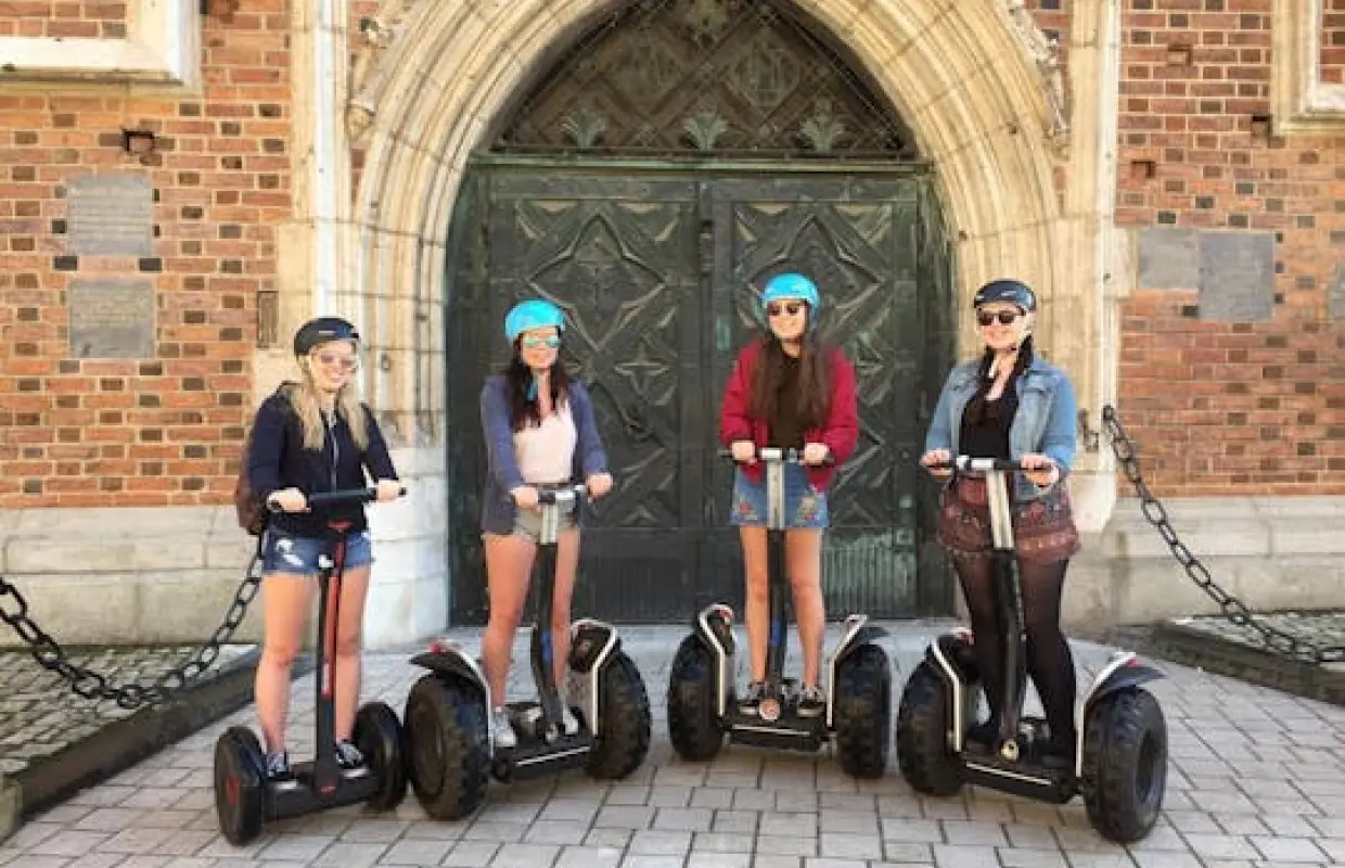 Guided Self-balancing scooter tour in Jewish Quarter Kazimierz