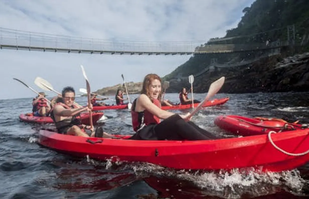 風暴河皮划艇和氣墊船