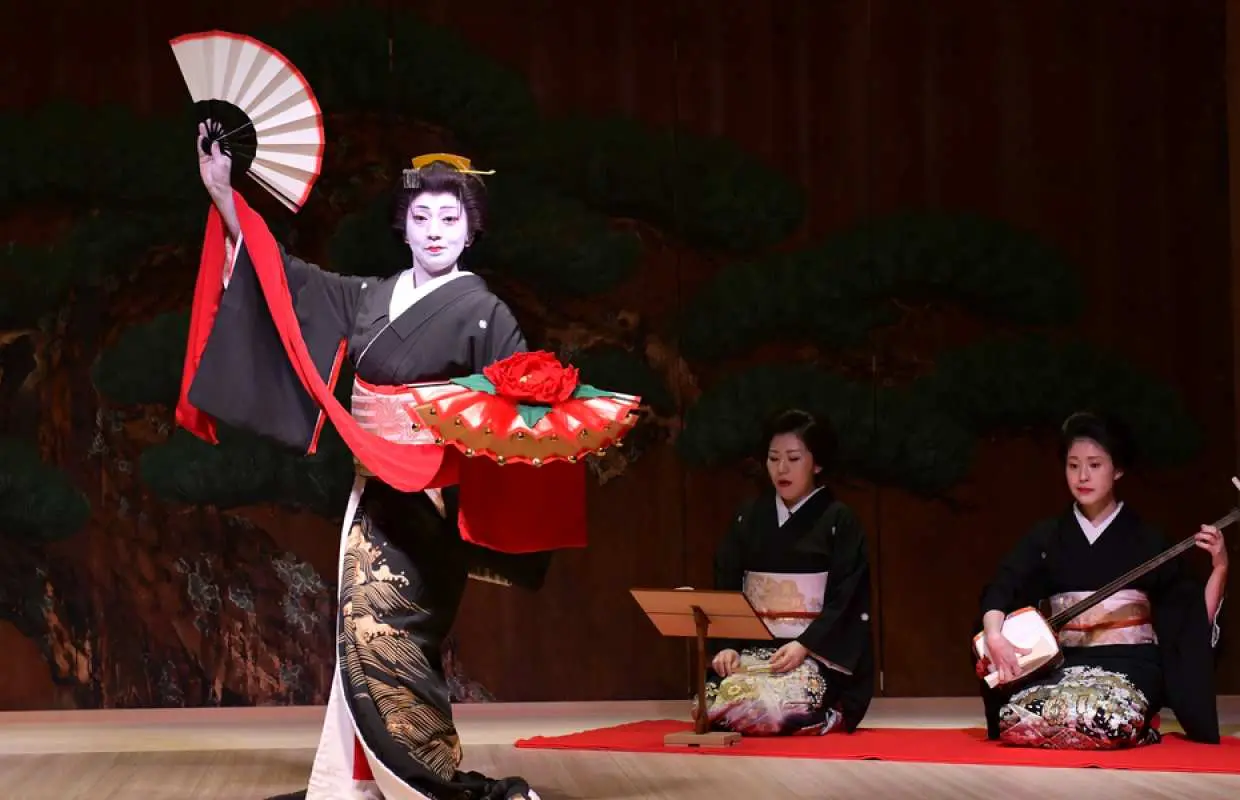 日本東京｜水戯庵｜日本傳統藝術秀晚餐