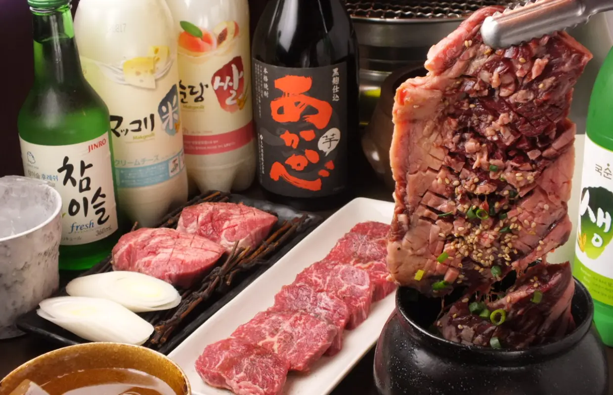 Tokyo Aoyama 1-chome/Gaienmae | Hotpot Sumibi Yakiniku Korean Tougarashi (charcoal grilled meat/Korean cuisine) | Seat Reservation Only