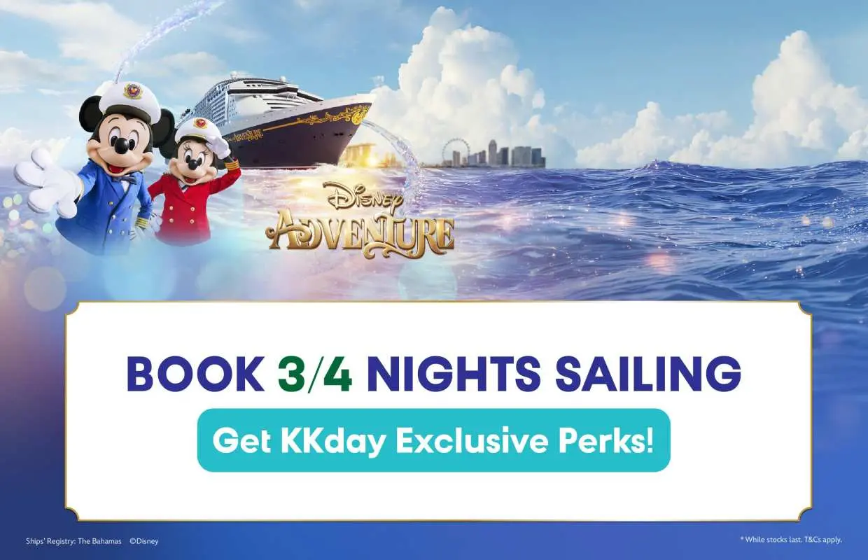 [KKday Exclusive] Disney Cruise Line, Disney Adventure | 3/4 Night Cruises from Singapore