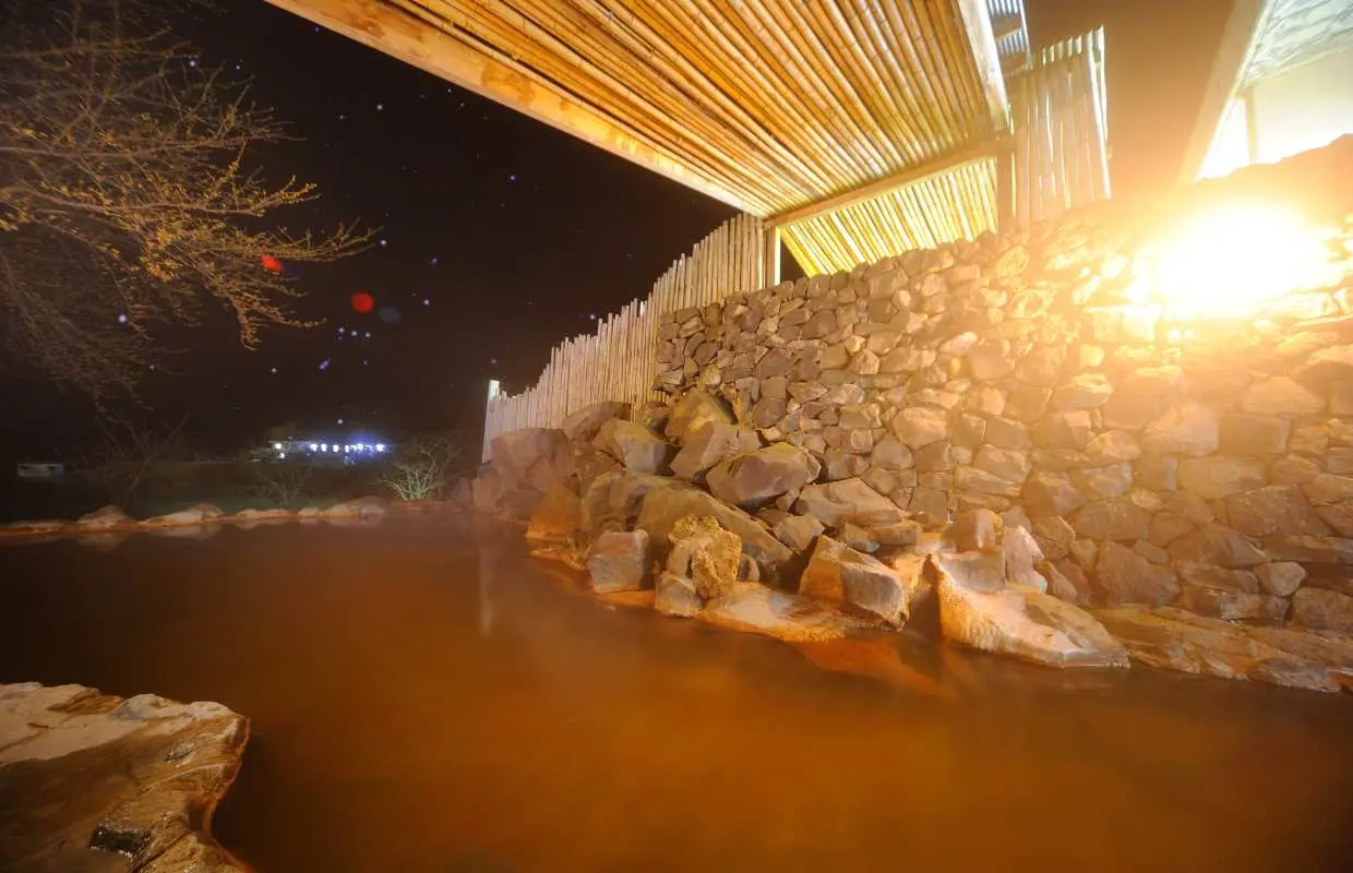 入住SKO集團的男鹿酒店，這是一家設有露天浴池的休閒旅館，您可以在那裡感受到四季的景色，並在餐廳“Shunsai Senshin”享用特色石烤和炭烤菜餚！ 標準計劃（秋田男鹿）