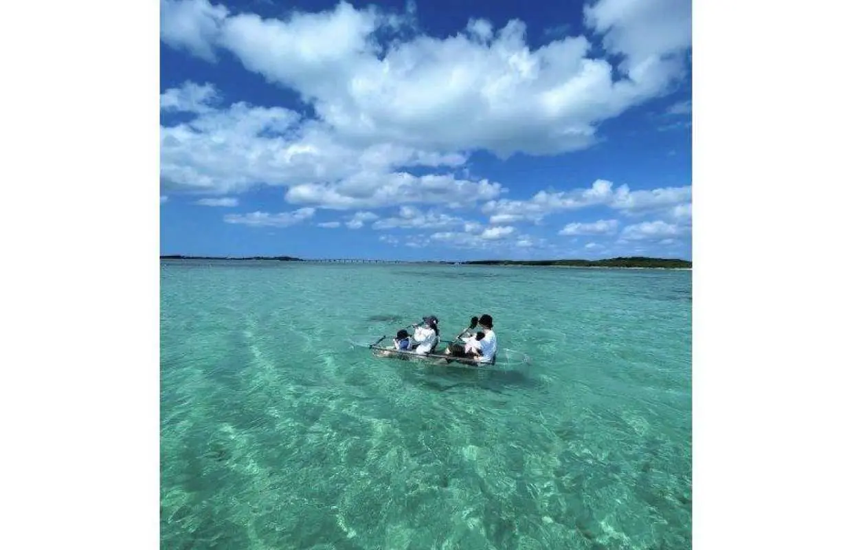 [Okinawa, Miyakojima] Clear kayak experience on a hidden beach ♪