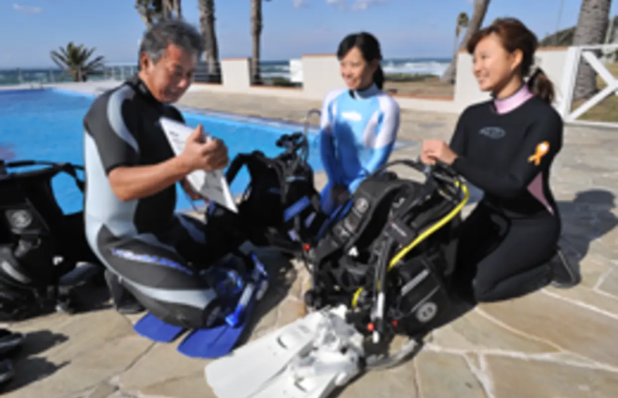 [Ibaraki / Mito] Recommended for those who are nervous about their first time! Experience diving in the pool (Discover Scuba Diving)