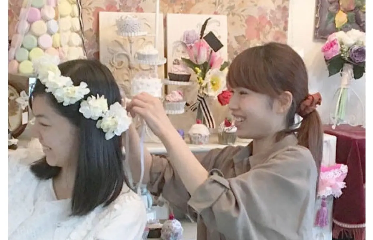 [Tokyo, Fujimidai] Add a touch of elegance to your anniversary or party with a flower crown! "Flower crown flower arrangement" Enjoy with your children!