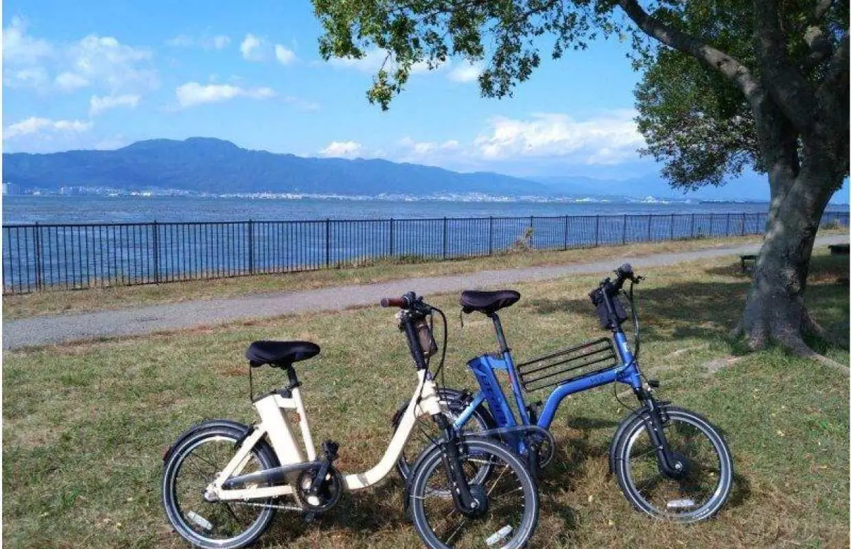 [Shiga, Otsu] Electric-assist bicycle / 5-hour rental plan - Enjoy the Lake Biwa area quickly, refreshingly, and easily!