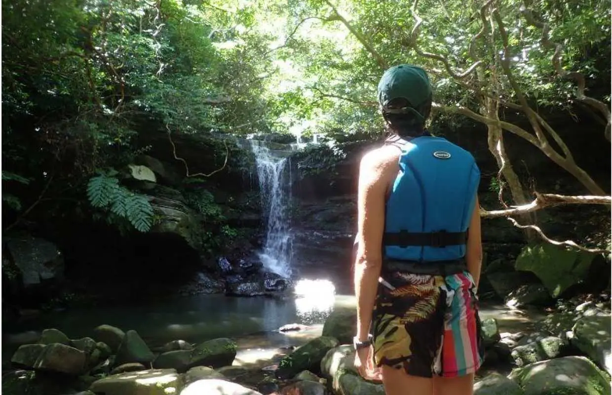 [Iriomote Island/Half-Day Tour] Trekking to the mysterious Kula Falls! A fun tour even in the rain!!