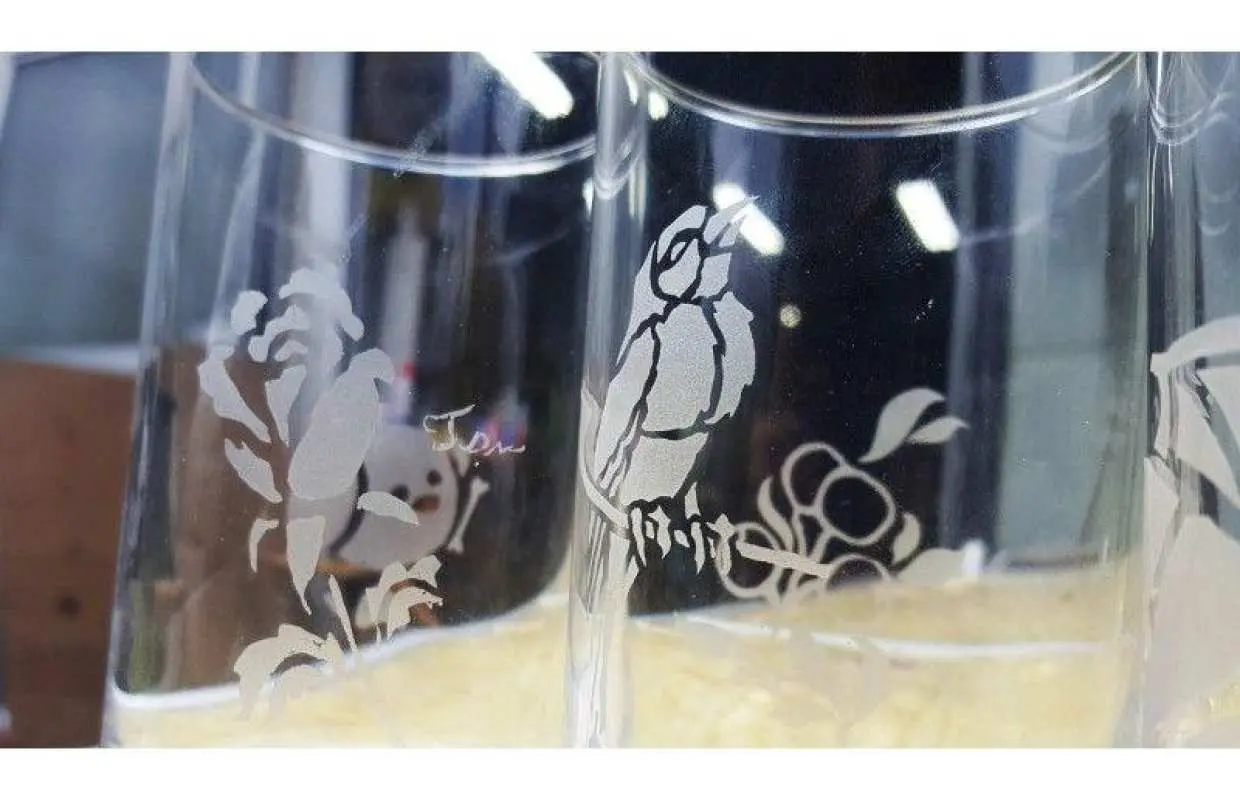 [Yamanashi / Otsuki] Draw your favorite pattern on glass! "Sandblasting experience" Same-day reservations accepted. Come empty-handed!