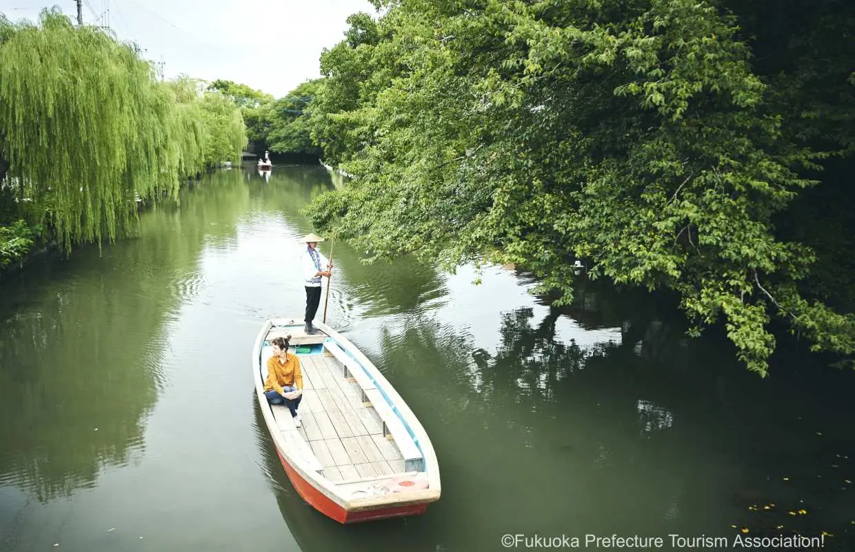 Fukuoka: Dazaifu and Yanagawa Canal Cruise Private Guided Tour by Train