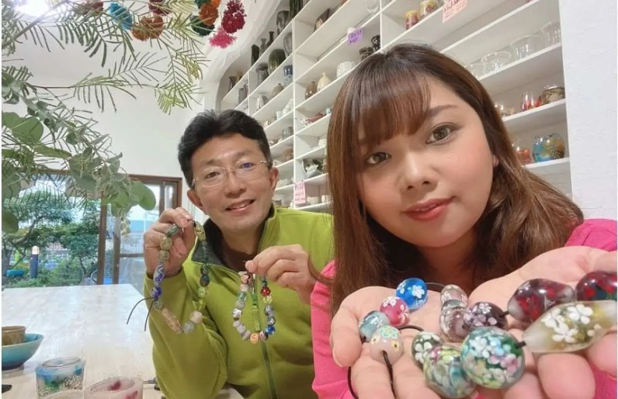[Mie, Suzuka] Pottery experience & glass glass bead making experience plan. Right next to Suzuka Circuit.