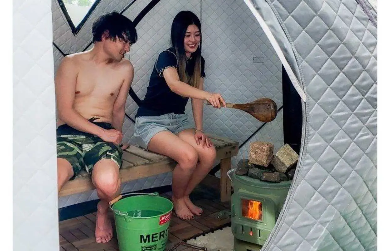 [Sauna Camping Plan] Check-in at 5 PM ◎ Hands-free camping x tent sauna! Beachside BBQ & bonfire stay