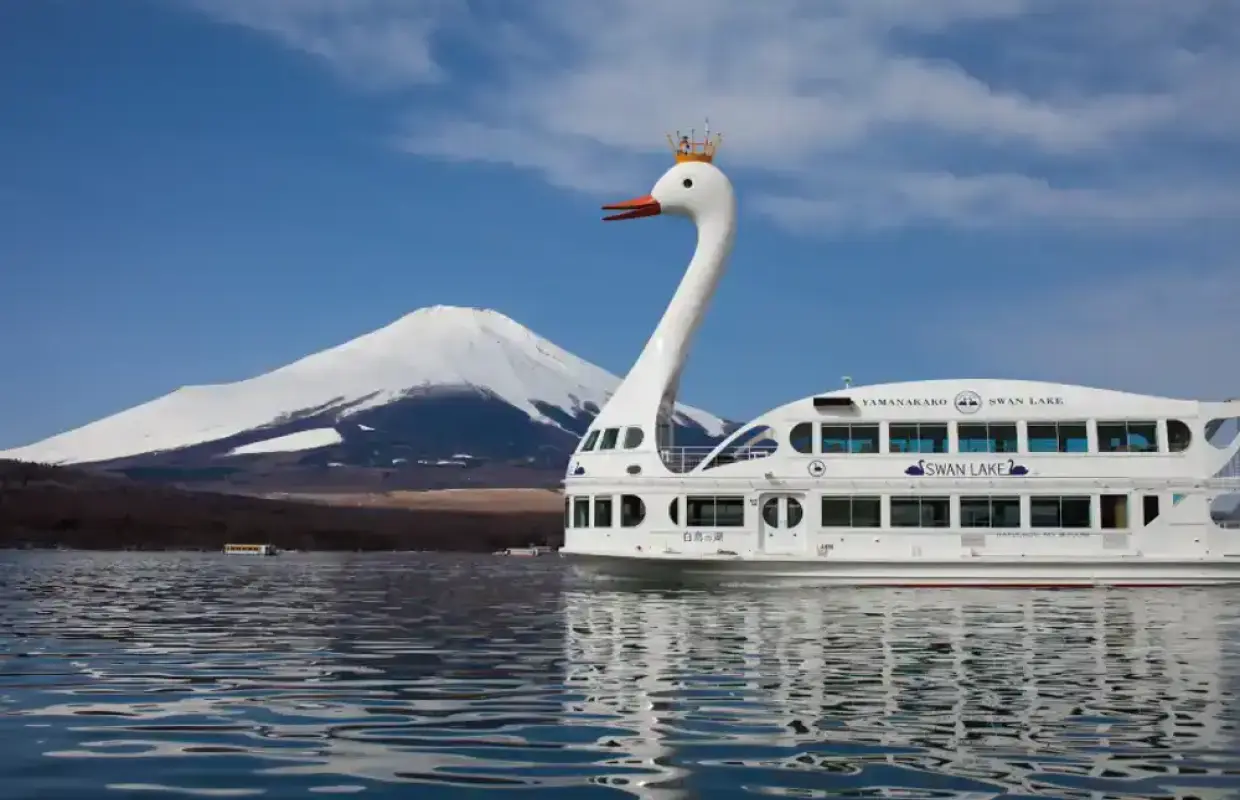 富士山山中湖｜天鵝湖號＋忍者村＋富士湖號周遊巴士 1 日券
