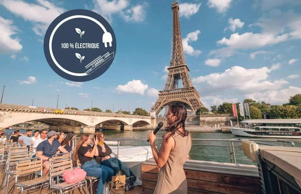 Paris: Seine Cruise and Crèpe or Cookie from Eiffel Tower｜France