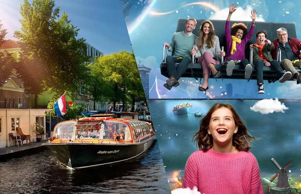 Amsterdam: Chuyến bay 5D kết hợp ngắm cảnh Hà Lan và du ngoạn trên kênh đào | Hà Lan