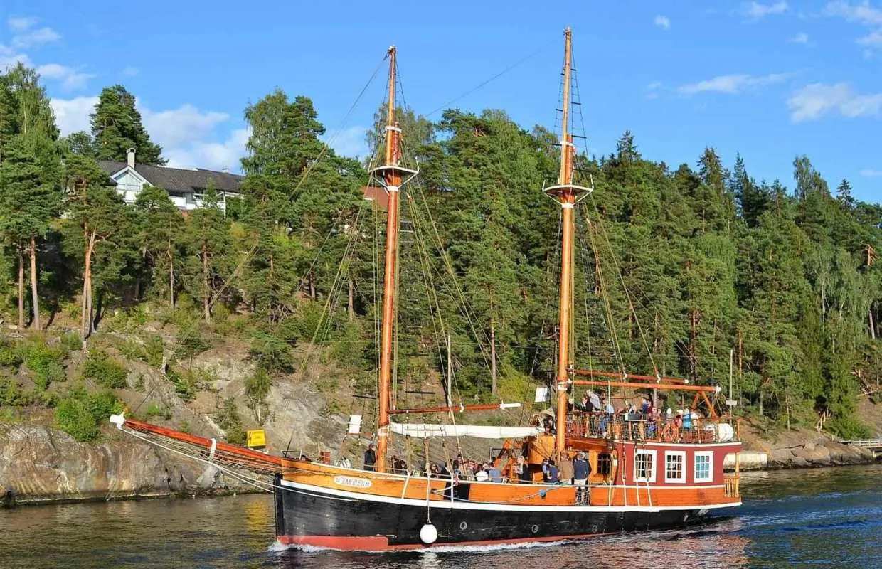 Oslo: Fjord Mini Cruise by Wooden Sailing Ship｜Norway