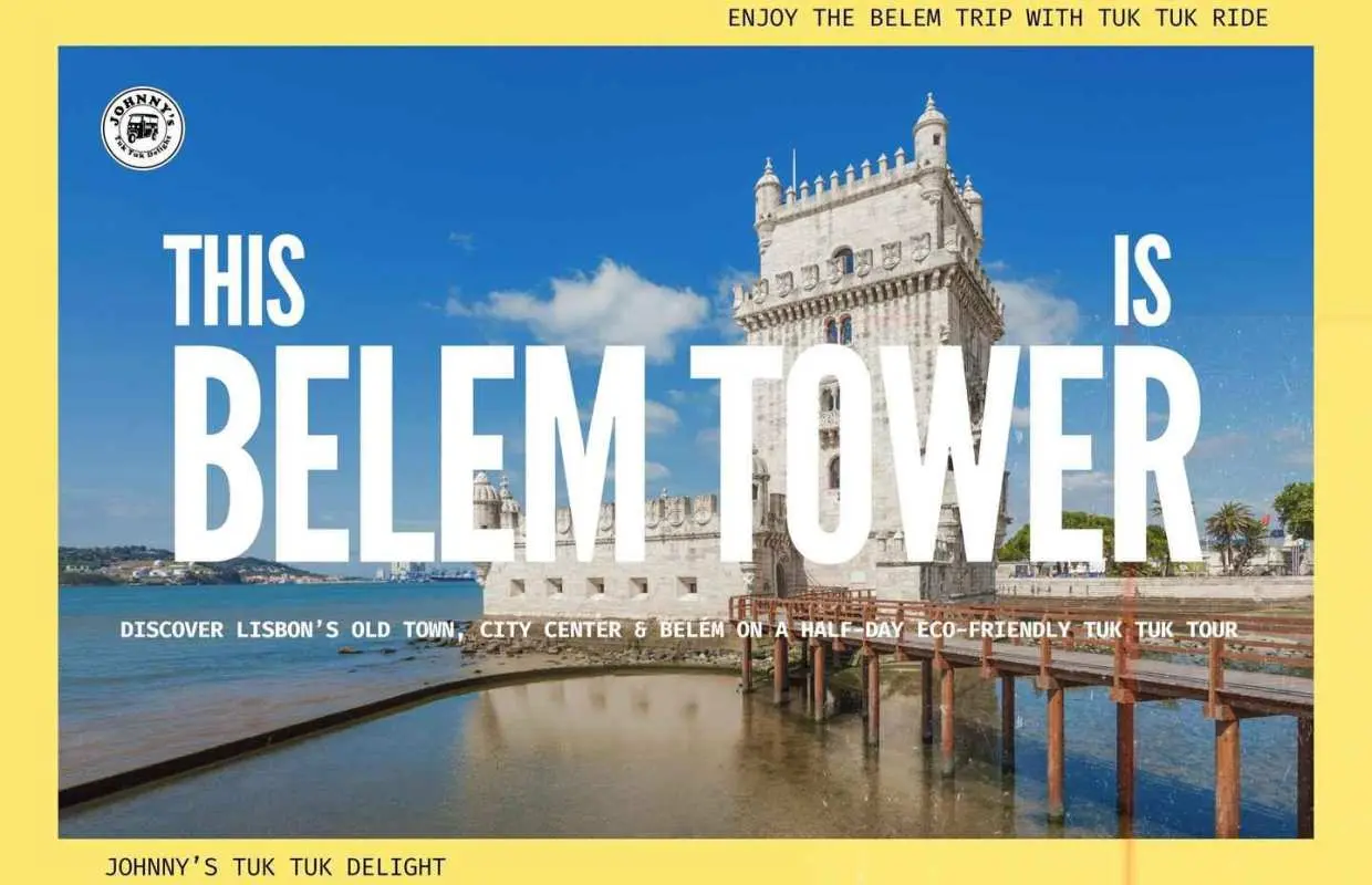 Lisbon:Tour Tuk Tuk có hướng dẫn nửa ngày OldTown CityCenter Belem｜Bồ Đào Nha