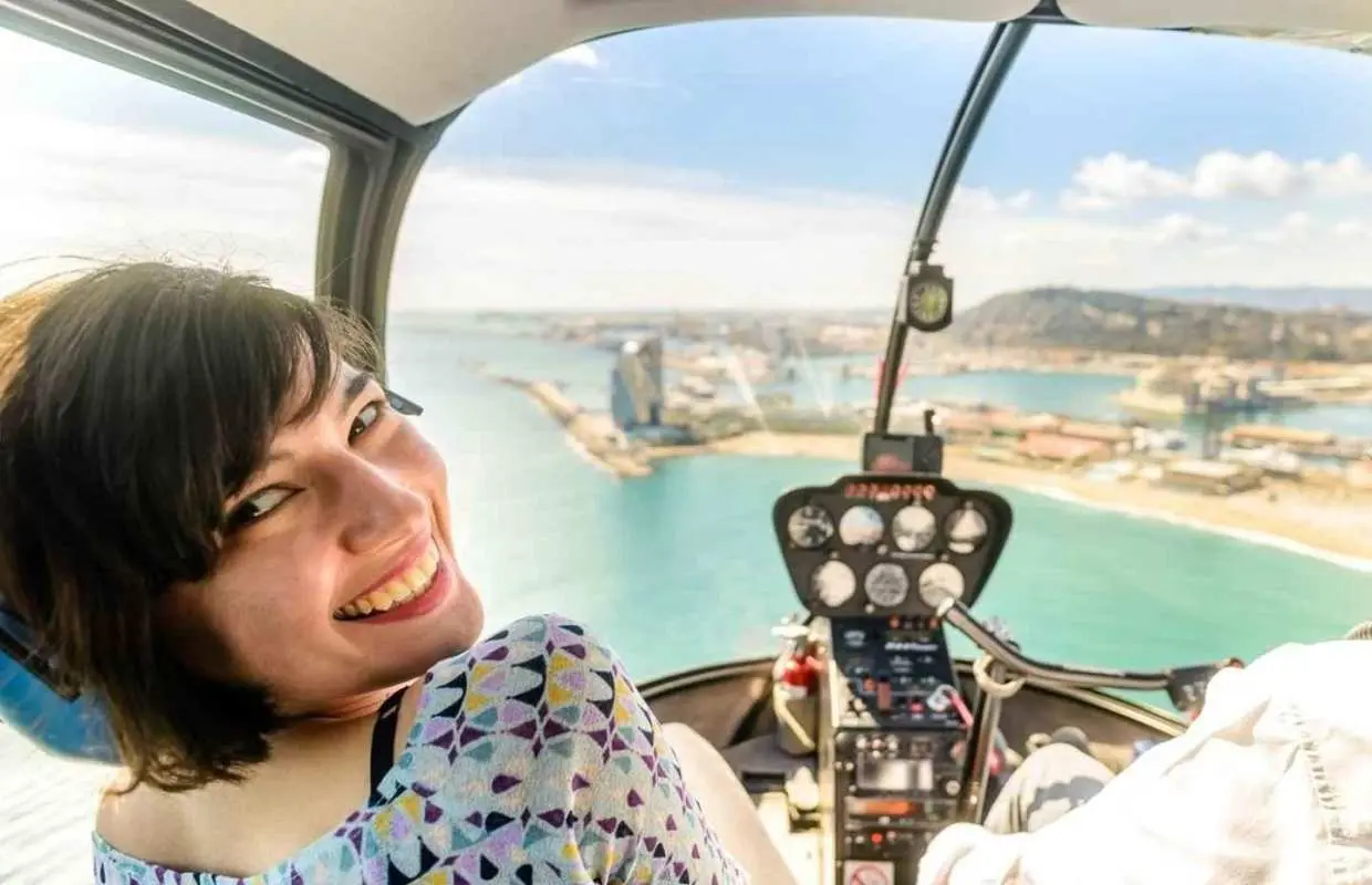 Barcelona: Helicopter Flight & Heliport Boat Transfer｜Spain