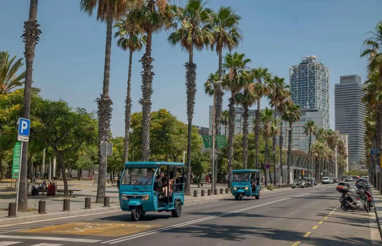 1.5小时巴塞隆纳市区及海滩私人嘟嘟车之旅｜西班牙