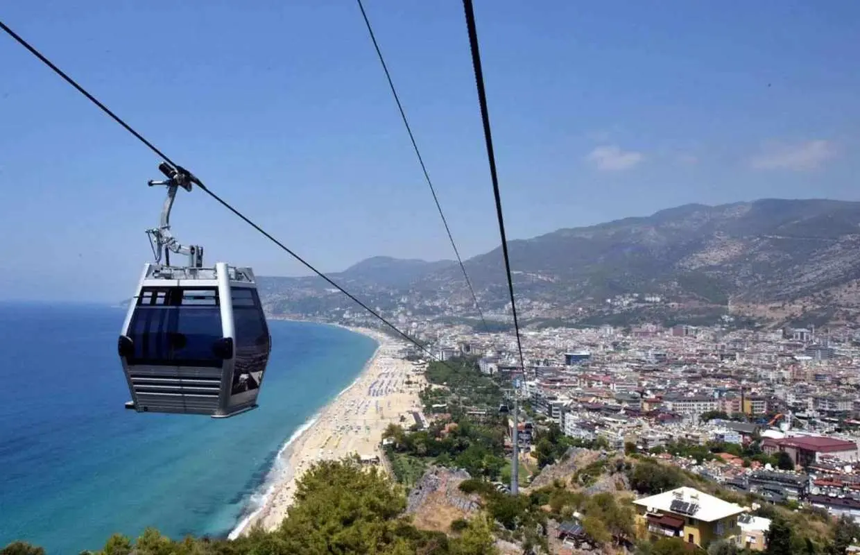 Alanya: Tham quan nửa ngày bằng cáp treo, hang động, ruộng bậc thang và ngắm hoàng hôn tại lâu đài | Thổ Nhĩ Kỳ