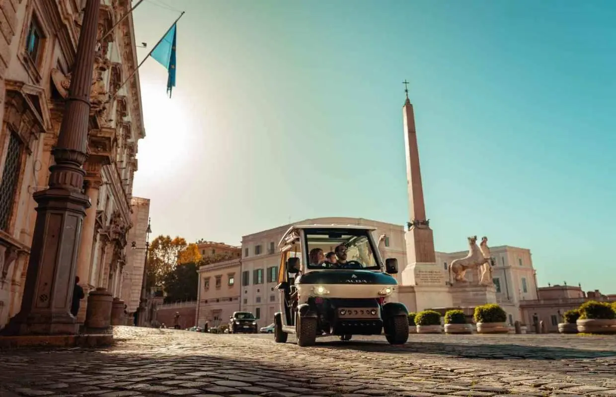 Rome: Private Highlights Tour by Golf Cart｜Italy