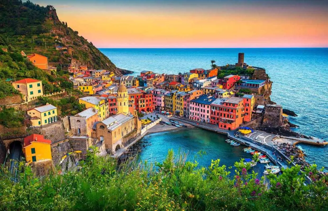 From Florence: Cinque Terre & Pisa Leaning Tower Day Tour｜Italy