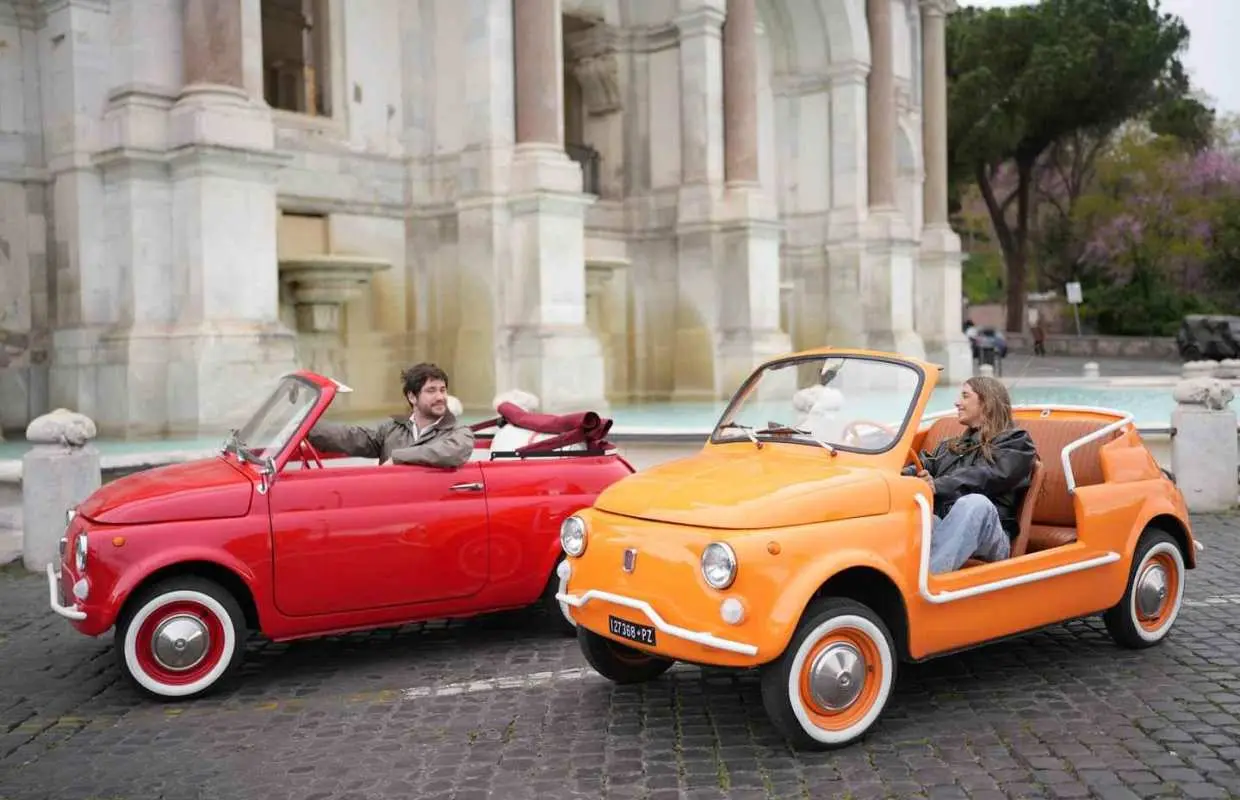 Rome: Fiat 500 Convertible Tour with Photos｜Italy