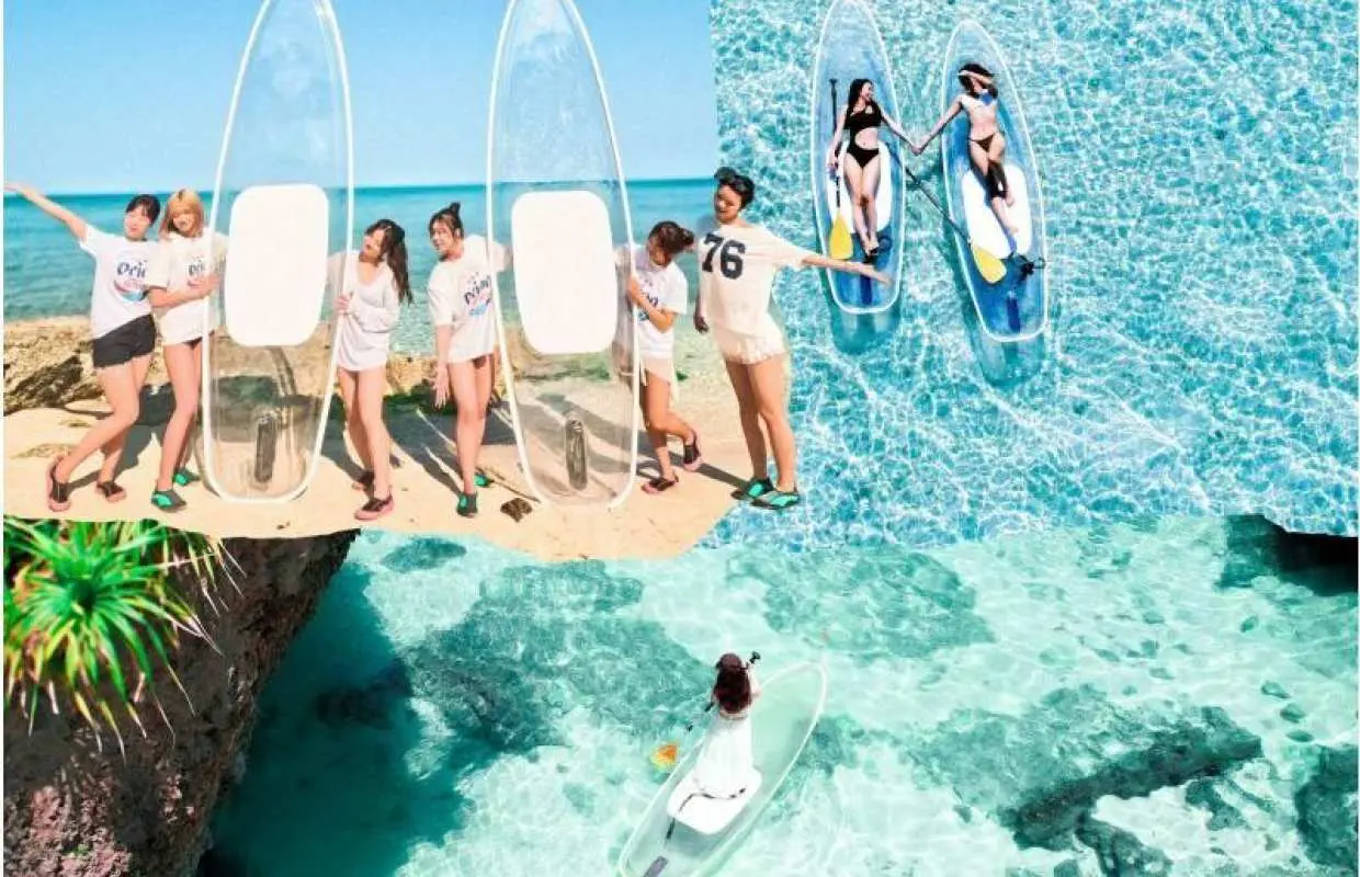 【石垣島/2時間】石垣ブルーを満喫！ クリアSUPクルーズ《GoPro写真データ無料》ドローン撮影オプションあり