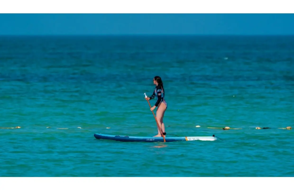 ＜SUP・SUPスノーケリング・サンセットSUP＞【名護・本部】ドローン撮影あり◆グループ毎に貸切開催◆Goproレンタル無料◆無料送迎有り