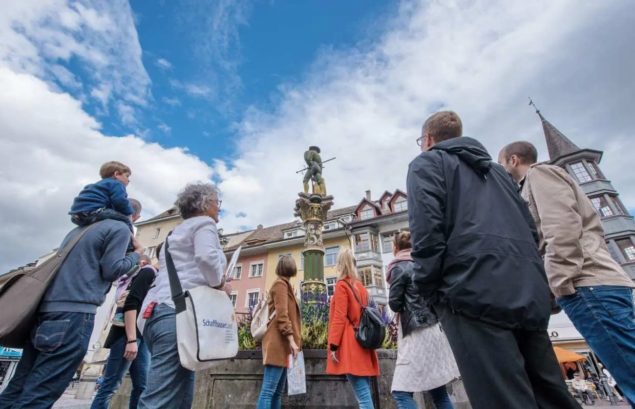 "City of 171 Bay Windows" Old Town Tour through Schaffhausen