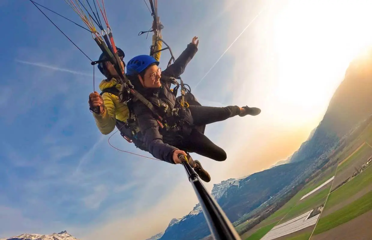 "Discovery flight" paragliding from Villars sur Ollon