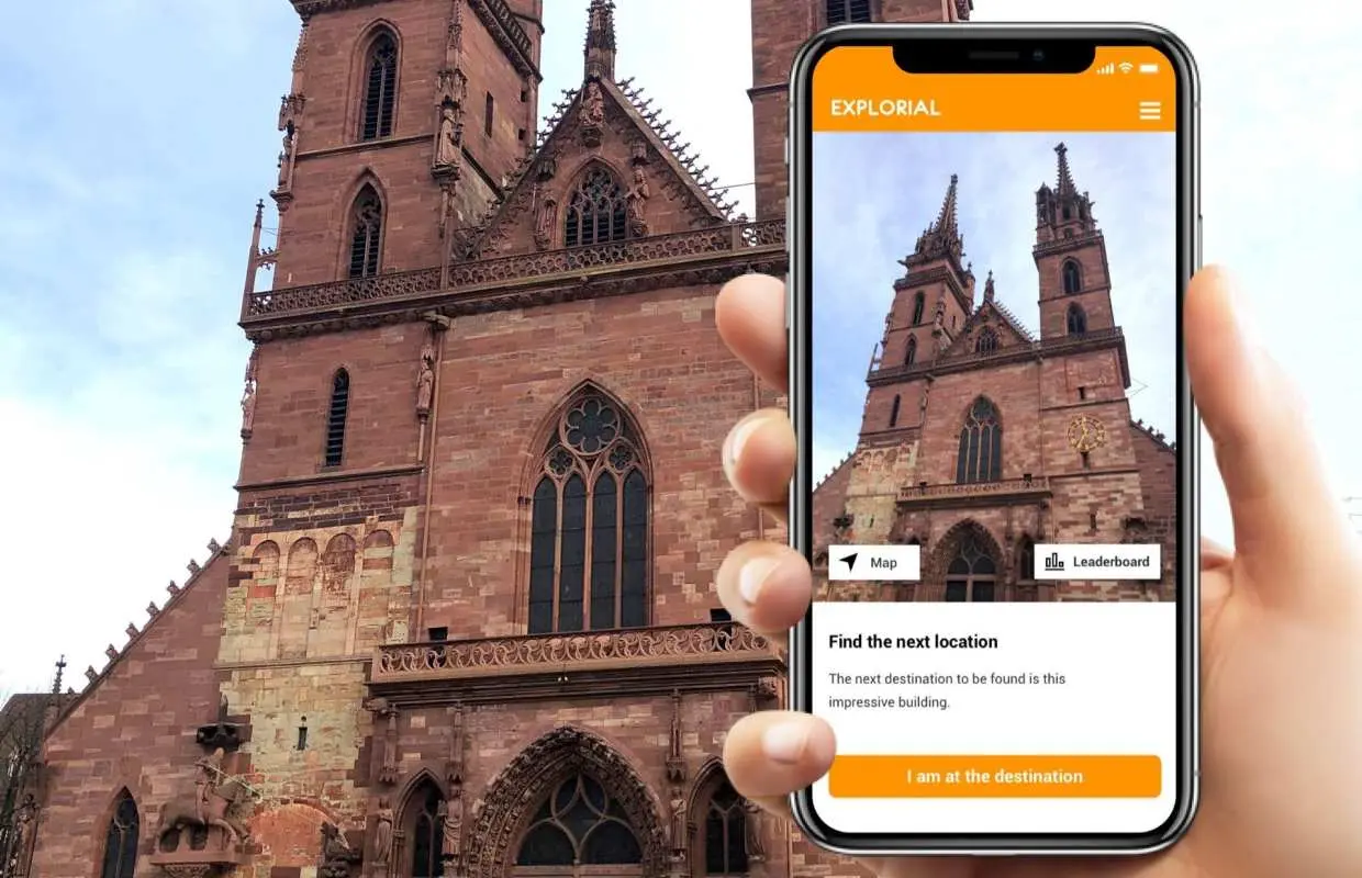 Basel interactive scavenger hunt with the smartphone