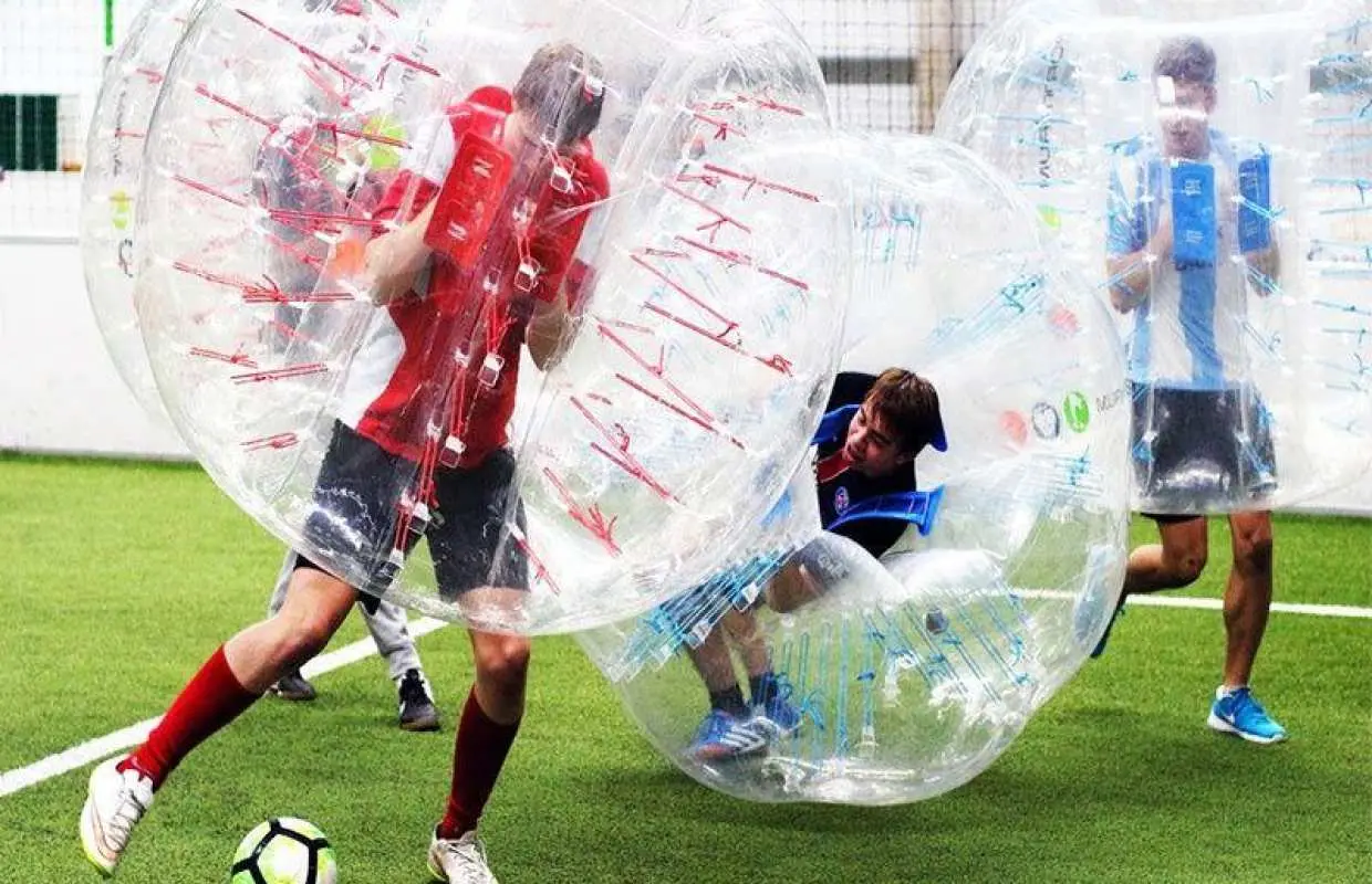 Bubble Ball play in Zurich