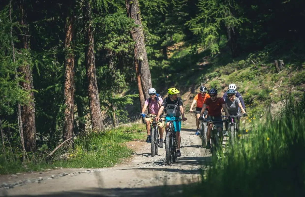 E-bike comfortable evening tour from Zermatt