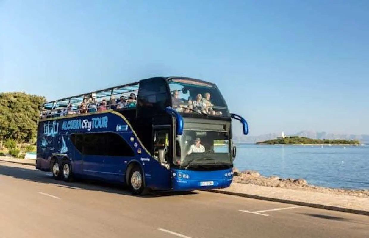 Alcudia open-top sightseeing bus tour